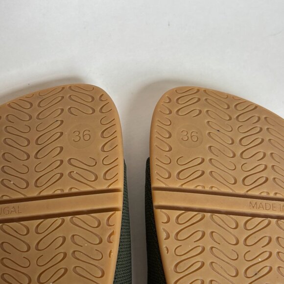 MESSAGE Shaw Classic Slide Sandals Olive Green Slides Comfort 36 5.5 5 1/2 6 - Picture 7 of 8